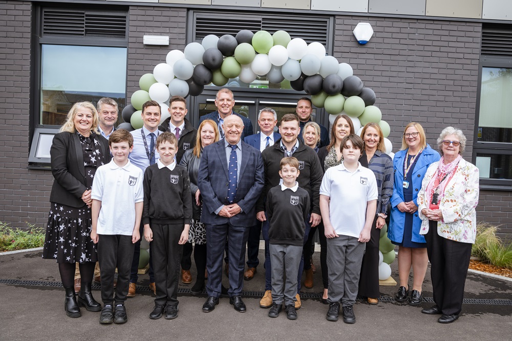 CIT Academies, Leicestershire County Council, Department for Education, all celebrate with staff and pupils from Bowman Academy