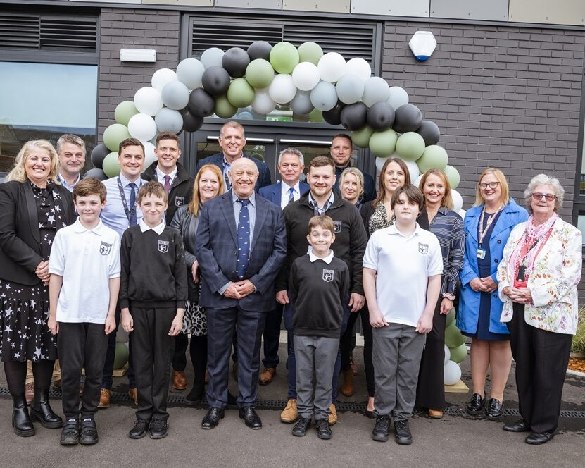 CIT Academies, Leicestershire County Council, Department for Education, all celebrate with staff and pupils from Bowman Academy